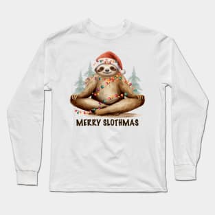 Merry Slothmas Long Sleeve T-Shirt